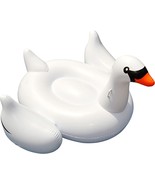Swimline 90621 Giant Swan Inflatable Ride-On Pool Float, 1-Pack, White - £35.17 GBP