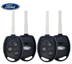 X2 Ford Fiesta 2011-17 3-Button Remote Key KR55WK47899 HU101 Chip 80 Bit OEM A++ - £37.95 GBP
