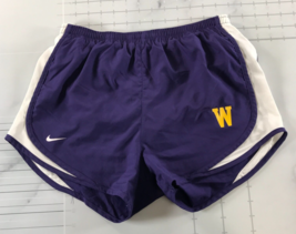 Western Michigan Running Shorts Womens Small Purple White Nike Dri-Fit - £15.49 GBP
