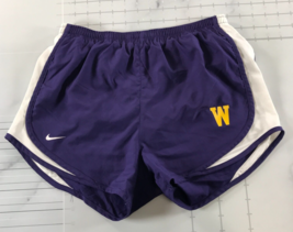 Western Michigan Running Shorts Womens Small Purple White Nike Dri-Fit - $19.79