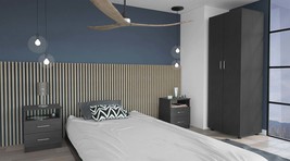 London 3 Piece Bedroom Set | Armoire &amp; Nightstands - $611.99