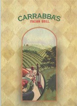 Carrabba&#39;s Italian Grill Menu Tennessee 2002 - £14.07 GBP