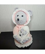 Handmade Crochet Mouse Family Mother Child Mice Stuffed Animal Plush Toy... - $38.38