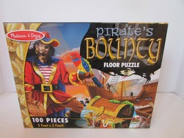 Melissa & Doug 100 Pc Puzzle Pirate's Bounty Floor Puzzle 2' X 3' Mint Easycl EAN - $6.88