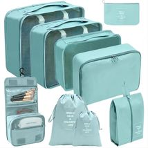 Packing Cubes 9 Set, Travel Packing Organizers for Suitcase Set Luggage Organize - £23.18 GBP