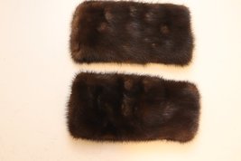 Pair of MINK Fur Cuffs - Vintage - £75.84 GBP
