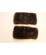 Pair of MINK Fur Cuffs - Vintage - £75.93 GBP