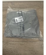 NWT Lands&#39; End Men&#39;s No Iron Twill Traditional Fit Flat Front Pants Gray... - $30.15 CAD