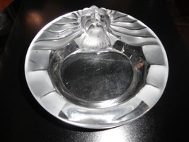 Lalique  Crystal &quot;Tete De Lion&quot; Ashtray. # 4891 - £208.45 GBP