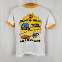 Vintage Jaycees Car Show 1986 Ringer T-Shirt Small Single Stitch Hanes 8... - $24.99