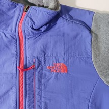 The North Face ANLP Women Gray & Purple Denali Fleece Polartec Full Zip Jacket M image 4