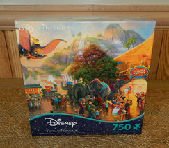 Thomas Kinkade Disney Dumbo 750pc Puzzle 24" x 18" With Puzzle Poster - $26.05