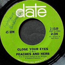 Peaches and Herb - Close Your Eyes / I Will Watch Over You [7&quot; 45 rpm Single] - £3.64 GBP