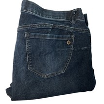 Democracy Dark Wash Denim Jeans Comfort Waist Stretch Ankle Size 20W - $29.99