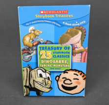 Treasury of 25 Storybook Classics: Dinosaurs Trucks Monsters 4 Disc Set - £9.10 GBP