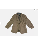 Tan The Limited Blazer Leopard Print Lining Size Large - $40.68 CAD