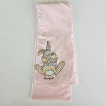 Original Mickey and Friends Disney Pink Polka Dot Bambi Thumper Baby Blanket NEW - £27.68 GBP