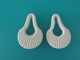 M1 - Ceramic Bisque Earrings or Pendants Ready to Paint, Unpainted, You Paint  - £1.79 GBP