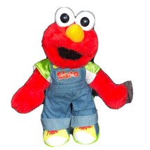 Talking Singing Elmo  Overalls Fisher Price Plush Toy  15” - $36.37