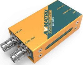AVMATRIX SC1112 3G-SDI to HDMI Mini Converter, 3G-SDI Input and SDI Loop... - £70.00 GBP
