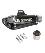 Universal Slip On Exhaust Silencer 36-51mm Muffler Pipe for All Motorcyc... - $255.18 CAD