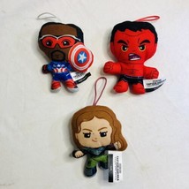 3pcs MARVEL Captain America, Happy meal Plush toys Capt. America,Red Hul... - £6.01 GBP