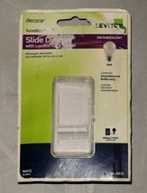 Leviton Decora SureSlide Slide Dimmer 6631 Locator Light Option White 600W - $19.79