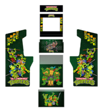 Arcade1up Legacy,Arcade 1upTMNT Green arcade design Artwork Vinyl Graphics - £53.39 GBP+
