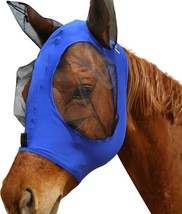 Lightweight UV Protective Horse Fly Mask in Rose Pink, Size L - $12.49