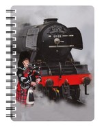 Flying Scotsman Steam Train with piper  3D Notebook,   great birthday gift - $285.10 MXN
