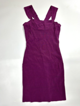 Express Plum Magenta Purple Stretch Sexy Tank Dress Fitted Size Medium - £16.48 GBP
