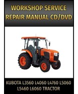 Kubota L3560 L4060 L4760 L5060 L5460 L6060 Tractor Service Repair Manual... - £18.70 GBP
