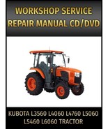 Kubota L3560 L4060 L4760 L5060 L5460 L6060 Tractor Service Repair Manual... - $441.57 MXN