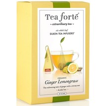 Tea Forte Organic Ginger Lemongrass Herbal Tea - Event Box, 40 Infusers ... - $75.60