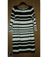 NY &amp; Co Women&#39;s Stripped, Boatneck Dress, White/Black Colors. Size XL(US... - £43.24 GBP