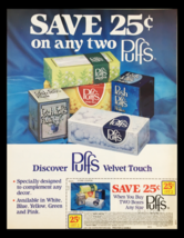 1983 Puffs Velvet Touch Soap Circular Coupon Advertisement - £14.85 GBP