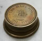 Brass Mary Rose Antique Sundial Compass Vintage Designer Gift Nautical H... - $36.08 CAD