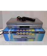 Sony Slv-N750 VHS VCR VHS Player with Remote, A/V Cables &amp; Hdmi Adapter - $225.38