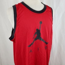 Air Jordan Jumpman Basketball Jersey #23 Tank Top, Men&#39;s XXL Red Black Mesh Nike - £29.28 GBP