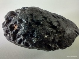 Indochinite Tektite spiral Space Rock Impact Synergy Stone Shambala 29 gram - $48.98