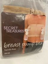 Secret Treasures Easy Expression Hands Free Pumping Bra - Nude Small - £4.35 GBP