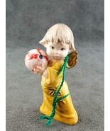 Vintage Depose Italy Ornament Angel with Soccer Ball - £11.95 GBP