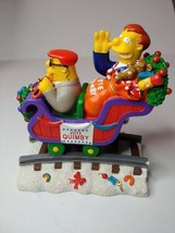 The Simpsons Merry Christmas Vote Quimby Train Car Figurine Hamilton Col... - £23.32 GBP