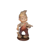 Working Boy Giuseppe Armani Capodimonte Figurine Cement Mason 8&quot; H - $29.70