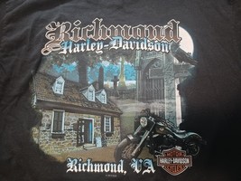 2013 HARLEY DAVIDSON RICHMOND, VIRGINIA BLACK GRAPHIC T SHIRT MENS SIZE ... - $27.30