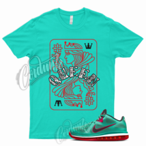 New QUEEN T Shirt for LeBron 9 Low Reverse Liverpool Green Black Action Red 1 - £18.22 GBP+