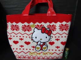 SANRIO Hello Kitty Tote Bag Kawaii Size 25cm ×　18cm - £35.29 GBP