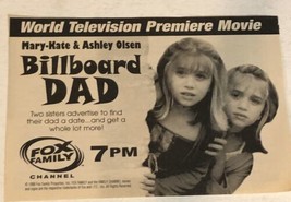 Billboard Dad Tv Guide Print Ad Mary Kate Ashley Olsen TPA15 - £4.67 GBP