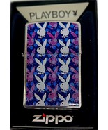Rare Gorgeous Repeating Playboy Bunny Zippo LIghter  W/Zippo Torch Insert - €49,45 EUR