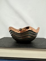 Nambe Copper Canyon Collection Bowl Lisa Smith 2009 Design 4.5” wide - $23.34